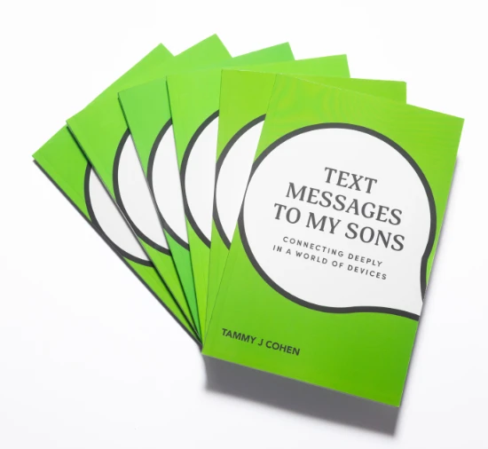 fan of books - Text messages to my sons - Tammy Cohen
